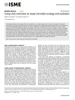 Using click chemistry to study microbial ecology and evolution