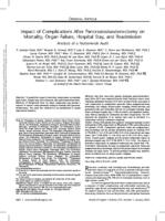 Impact of complications after pancreatoduodenectomy on mortality, organ failure, hospital stay, and readmission analysis of a nationwide audit