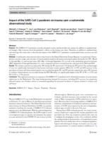 Impact of the SARS-CoV-2 pandemic on trauma care