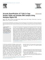 Accurate quantification of T cells in copy number stable and unstable DNA samples using multiplex digital PCR