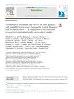Differences in treatment and survival of older patients with operable breast cancer between the United Kingdom and the Netherlands