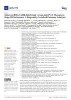 Adjuvant BRAF-MEK inhibitors versus Anti PD-1 Therapy in stage III melanoma