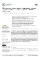 The association between stressful life events and emotional and behavioral problems in children 0-7 years old