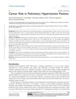 Cancer risk in pulmonary hypertension patients