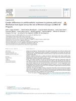 Gender differences in antithrombotic treatment in patients with atrial fibrillation from Spain versus the rest of Western Europe