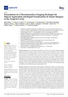 Formulation of a thermosensitive imaging hydrogel for topical application and rapid visualization of tumor margins in the surgical cavity