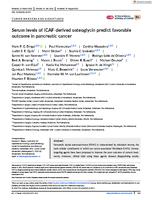 Serum levels of iCAF-derived osteoglycin predict favorable outcome in pancreatic cancer