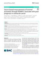 Serum-based measurements of stromal activation through ADAM12 associate with poor prognosis in colorectal cancer