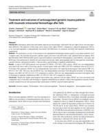 Treatment and outcomes of anticoagulated geriatric trauma patients with traumatic intracranial hemorrhage after falls