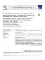 External validation of three lymph node ratio-based nomograms predicting survival using an international cohort of patients with resected pancreatic head ductal adenocarcinoma