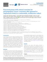 Pancreatectomy with arterial resection for periampullary cancer