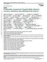 A nationwide assessment of hepatocellular adenoma resection