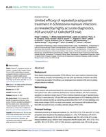 Limited efficacy of repeated praziquantel treatment in Schistosoma mansoni infections as revealed by highly accurate diagnostics, PCR and UCP-LF CAA (RePST trial)