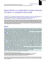 Muscle density is an independent risk factor of second hip fracture