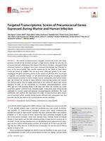 Targeted transcriptomic screen of pneumococcal genes expressed during murine and human infection