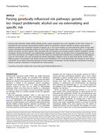 Parsing genetically influenced risk pathways