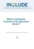 What's working for inclusion in the apiculture sector?
