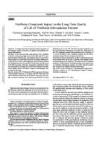 Vestibular complaints impact on the long-term quality of life of vestibular schwannoma patients