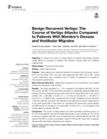 Benign recurrent vertigo