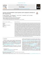 Accuracy and repeatability of joint sparsity multi-component estimation in MR fingerprinting