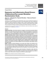 Depression and inflammatory bowel disease