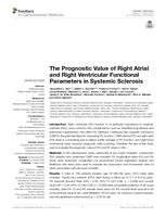 The prognostic value of right atrial and right ventricular functional parameters in systemic sclerosis