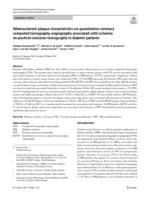 Atherosclerotic plaque characteristics on quantitative coronary computed tomography angiography associated with ischemia on positron emission tomography in diabetic patients