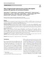 Effect of inguinal lymph node dissection in lymph node negative patients with squamous cell carcinoma of the penis