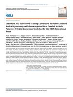Definition of a structured training curriculum for robot-assisted radical cystectomy with intracorporeal ileal conduit in male patients