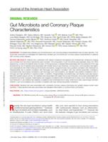 Gut microbiota and coronary plaque characteristics