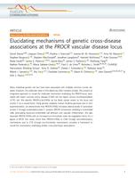 Elucidating mechanisms of genetic cross-disease associations at the PROCR vascular disease locus