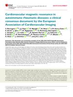 Cardiovascular magnetic resonance in autoimmune rheumatic diseases