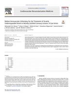 Bailout intravascular lithotripsy for the treatment of acutely underexpanded stents in heavily calcified coronary lesions