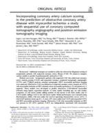 Incorporating coronary artery calcium scoring in the prediction of obstructive coronary artery disease with myocardial ischemia