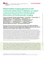 Multimodality imaging approach to left ventricular dysfunction in diabetes