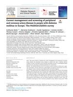 Current management and screening of peripheral and coronary artery disease in people with diabetes mellitus in Europe