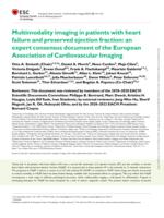 Multimodality imaging in patients with heart failure and preserved ejection fraction