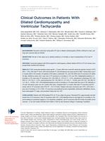 Clinical outcomes in patients with dilated cardiomyopathy and ventricular tachycardia