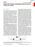 Network meta-analysis: methodological points for readers, authors and reviewers