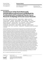 Establishment of the Dutch nationwide, interdisciplinary infrastructure and biobank for fundamental and translational ovarian cancer research