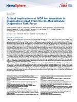 Critical implications of IVDR for innovation in diagnostics