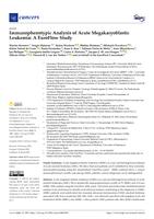 Immunophenotypic analysis of acute megakaryoblastic leukemia