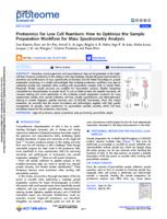 Proteomics for low cell numbers: how to optimize the sample preparation workflow for mass spectrometry analysis