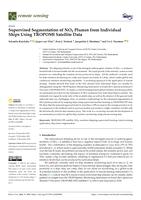 Supervised segmentation of NO2 plumes from individual ships using TROPOMI satellite data