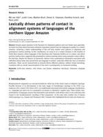 Lexically driven patterns of contact in alignment systems of languages of the northern Upper Amazon