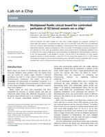 Multiplexed fluidic circuit board for controlled perfusion of 3D blood vessels-on-a-chip