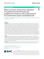 Effect, economic and process-evaluation of a generic function focused care program for long-term care
