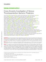 Cross-ancestry investigation of venousc genomic predictors
