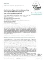 Application of quantitative bias analysis for unmeasured confounding in cost-effectiveness modelling