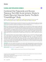 Combined oral triglyceride and glucose tolerance test after acute ischemic stroke to predict recurrent vascular events